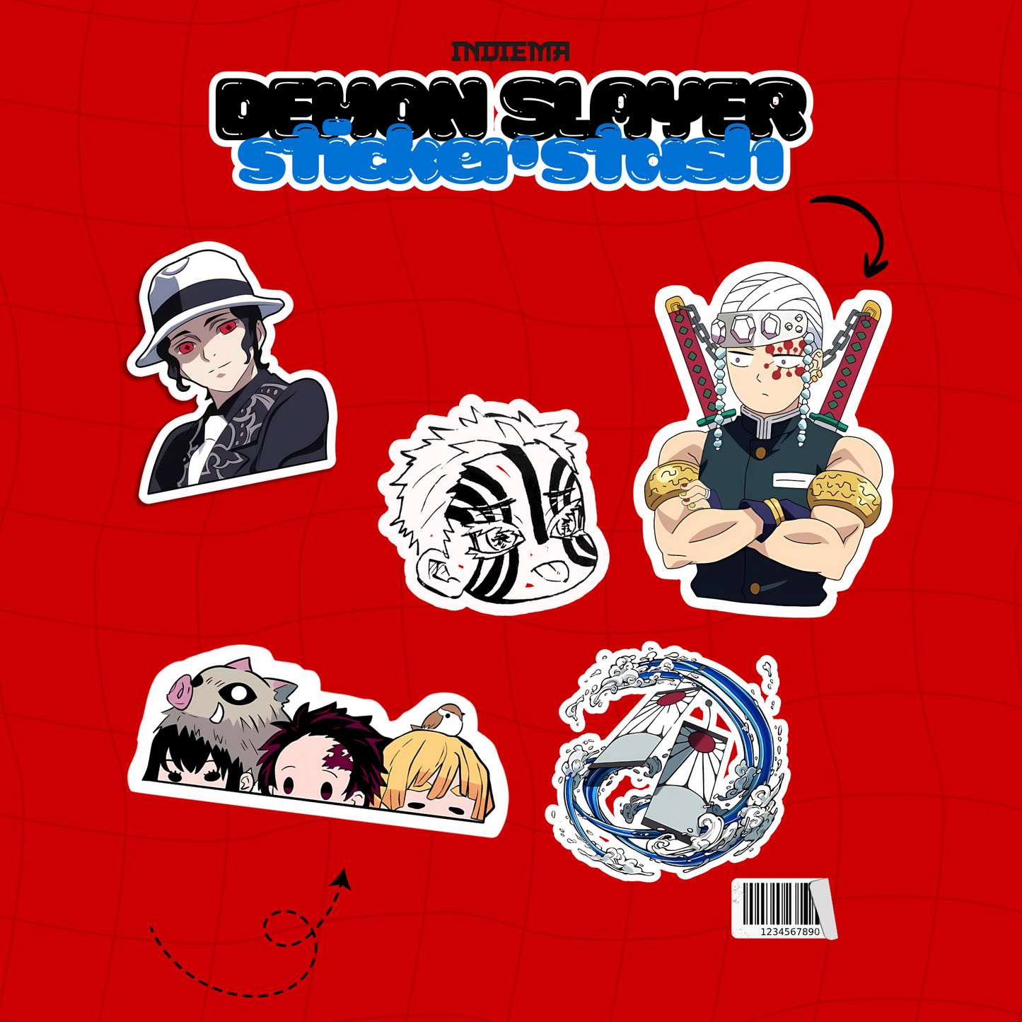Demon Slayer Sticker Stash
