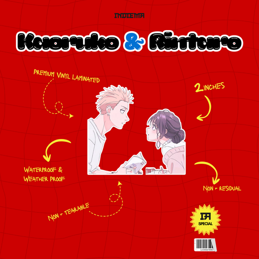 Kaoruko & Rintaro Couple Sticker